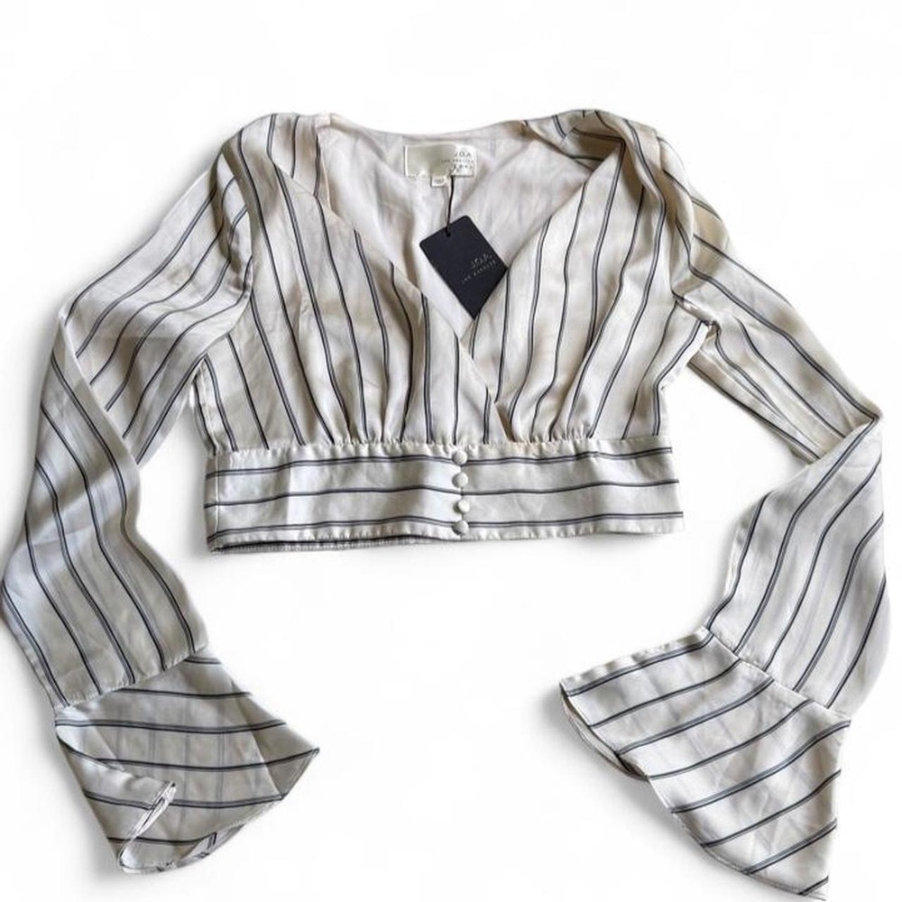 J.O.A Satin Blouse - Size S - NWT